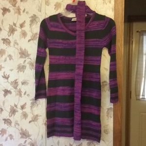 Girls 7/8 dress w/ scarf